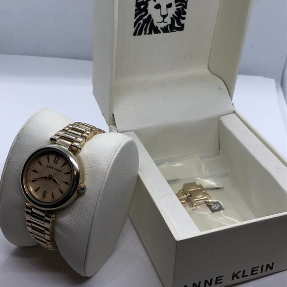 Anne Klein Ladies Silver Tone Stainless Steel Analog Watch / Wristwatch - Picture 6 of 7